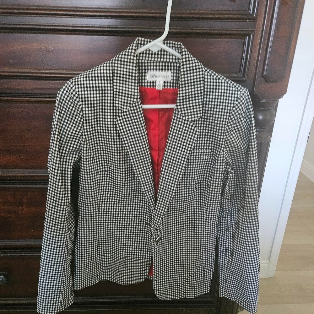 NWOT black and white jacket